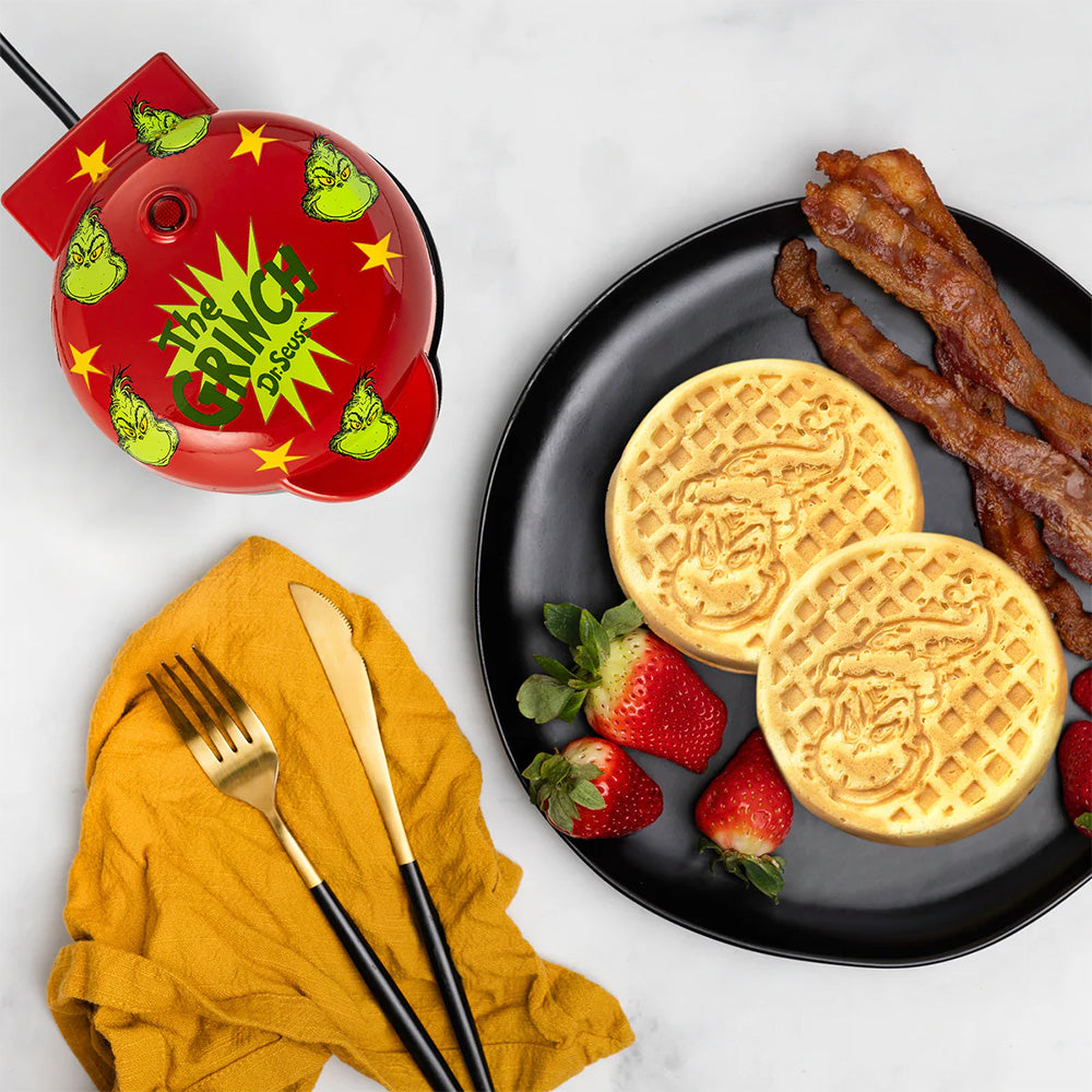 Dr. Seuss Grinch Mini Waffle Maker