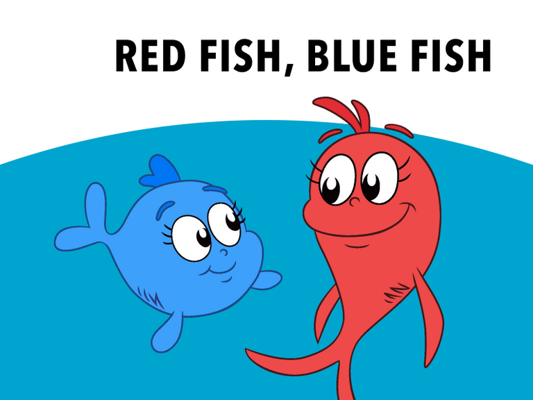 Red Fish, Blue Fish, Animated Series - Banner