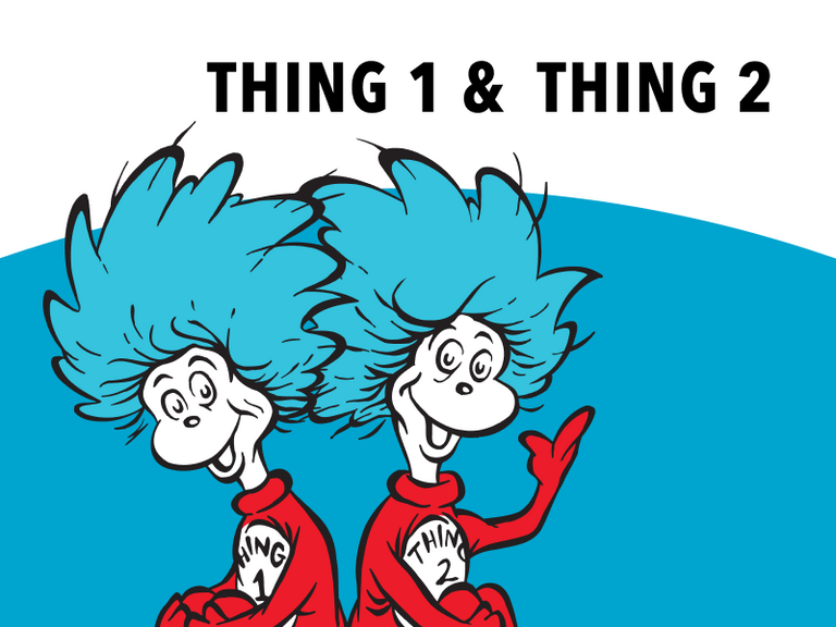 Thing One and Thing Two T-Shirts - Banner