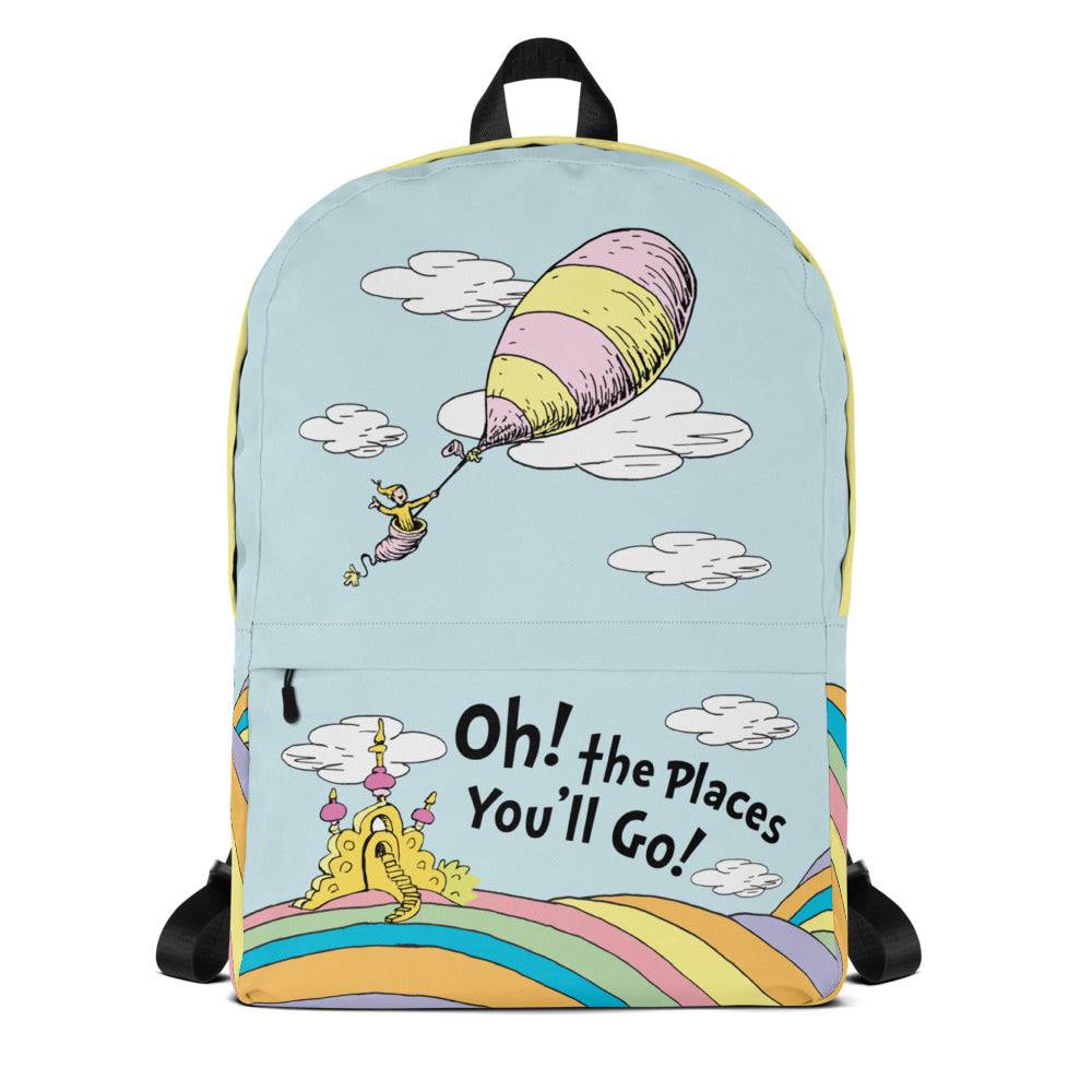 Oh! the Places You'll Go Artwork Backpack – Dr. Seuss Official Store, image size:1000x1000