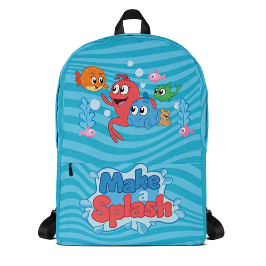 Red Fish, Blue Fish Make a Splash Backpack