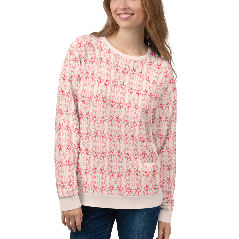 The Cat in the Hat Abstract Pattern Sweatshirt
