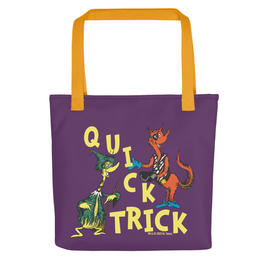 The Sneetches Quick Trick Tote Bag Yellow Handles