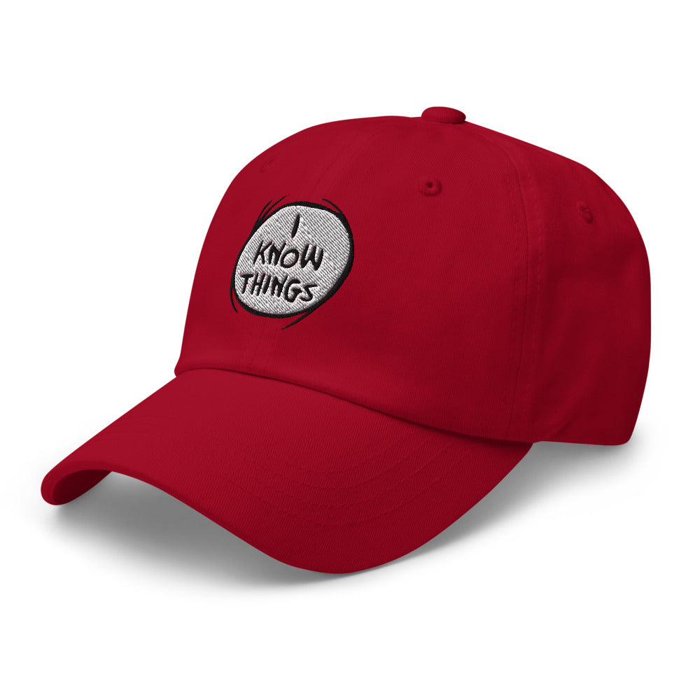 The Cat in the Hat I Know Things Dad Hat