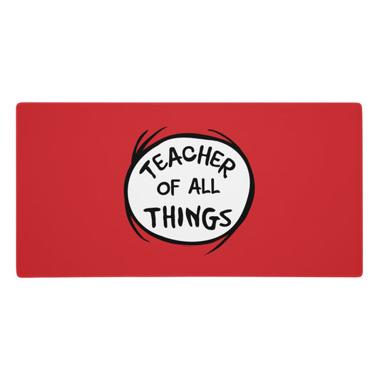 The Cat in the Hat Teacher of All Things Gaming Mat