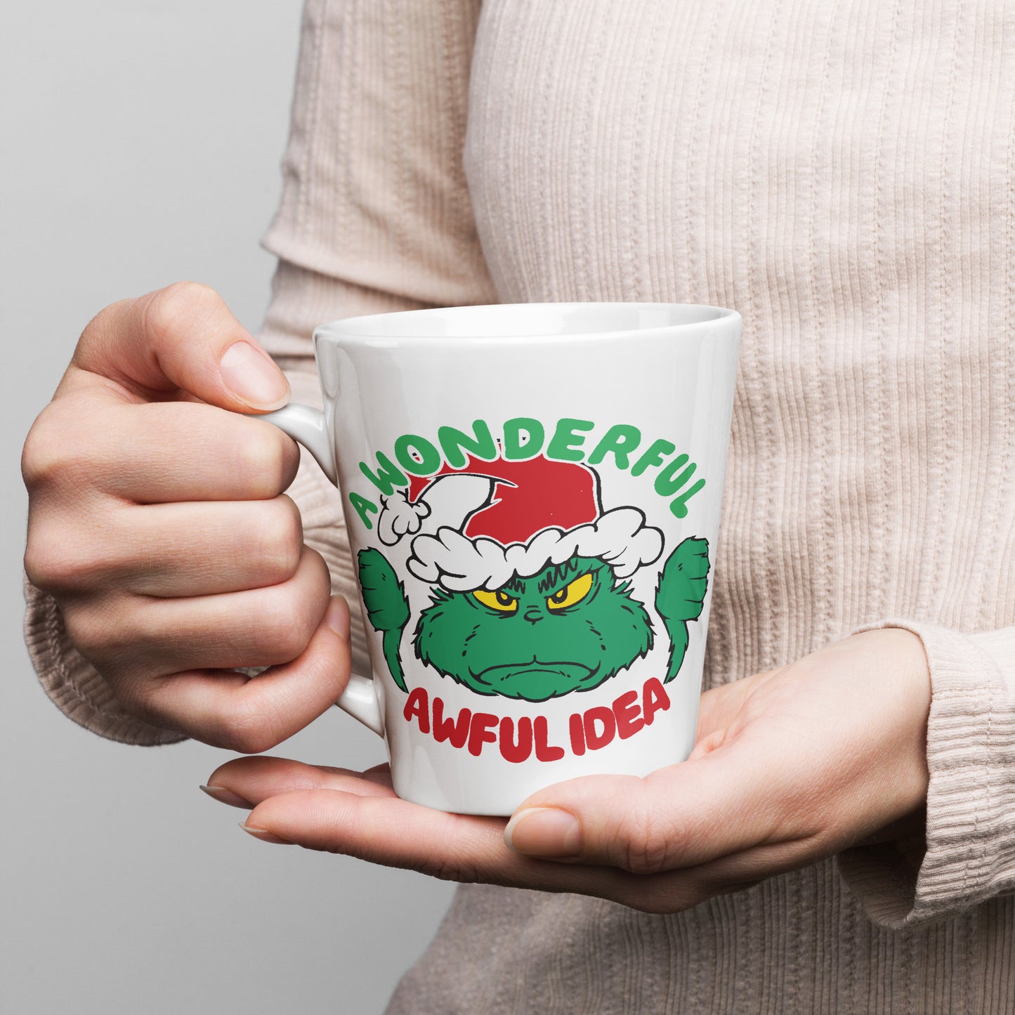 The Grinch A Wonderful Awful Idea Latte Mug