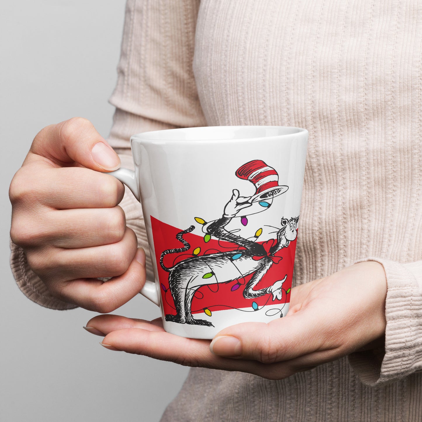 Dr. Seuss Holiday Latte Mug The Cat In The Hat