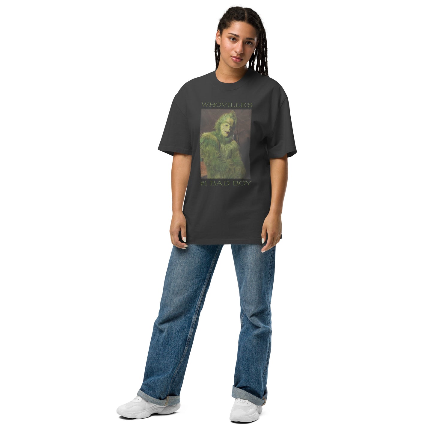 The Grinch Oversized T-Shirt Whoville’s #1 Bad Boy