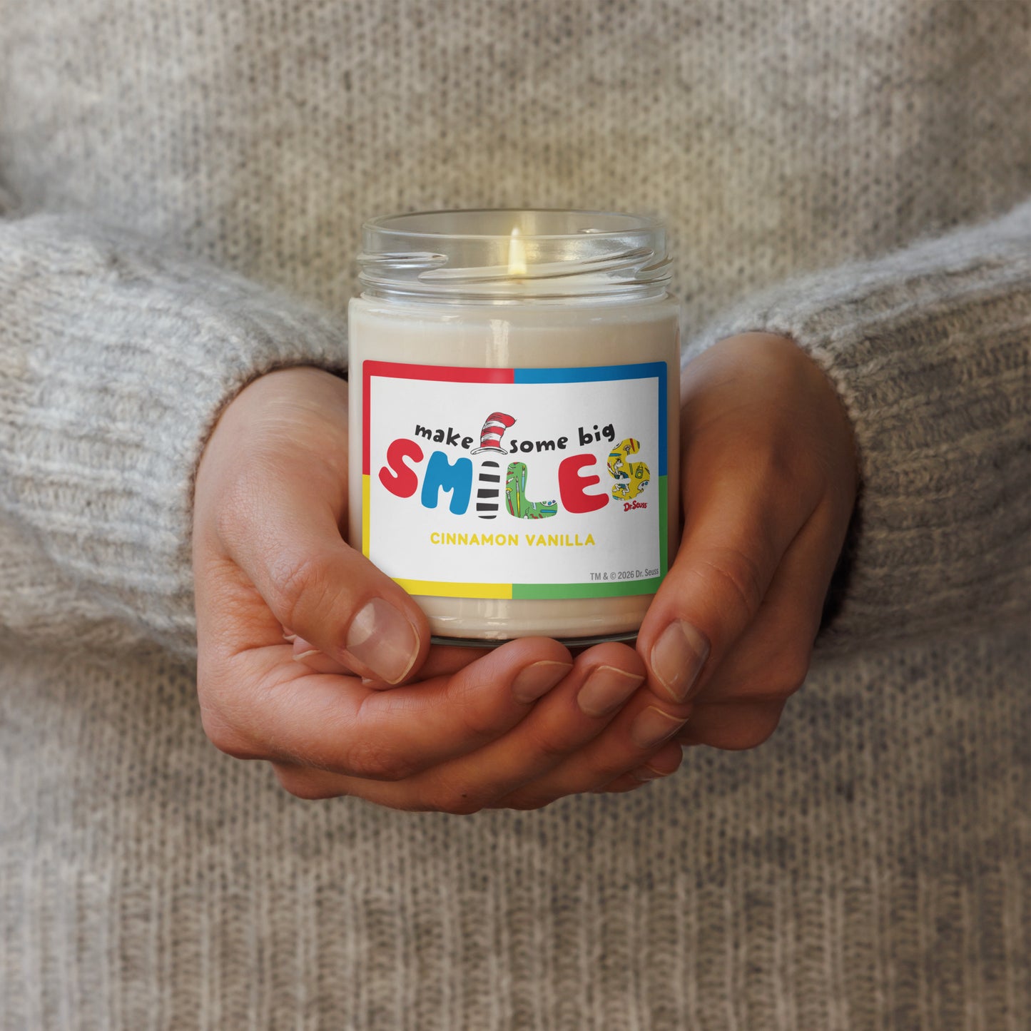 The Cat in the Hat Candle "SMILE"