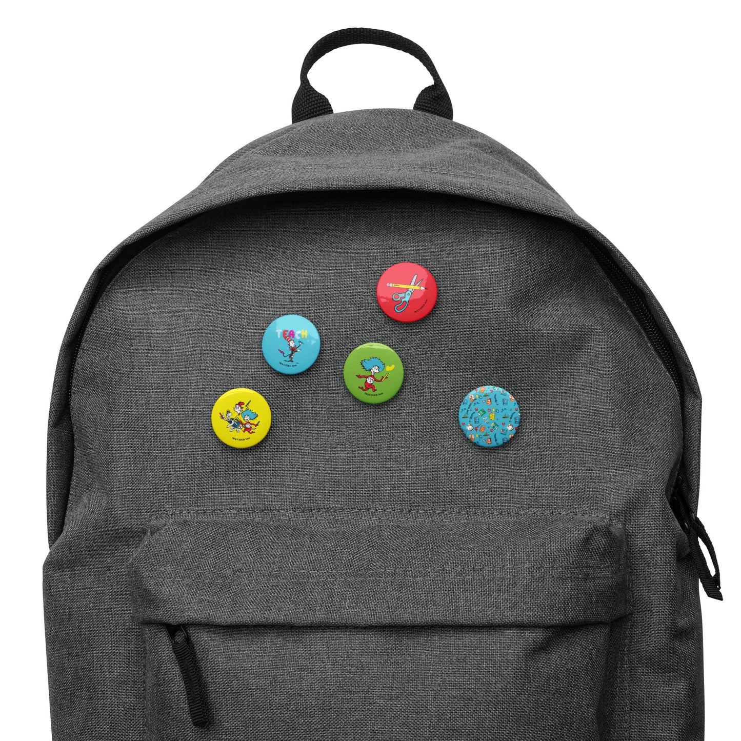 Dr. Seuss Set of Pins Teacher Icons