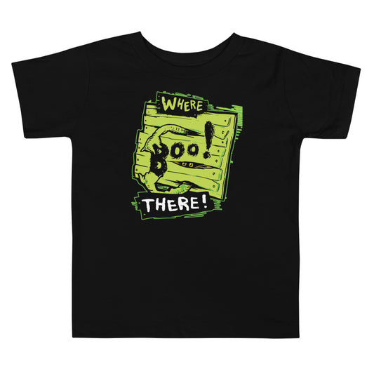 Dr. Seuss Where There Toddler T-Shirt Black
