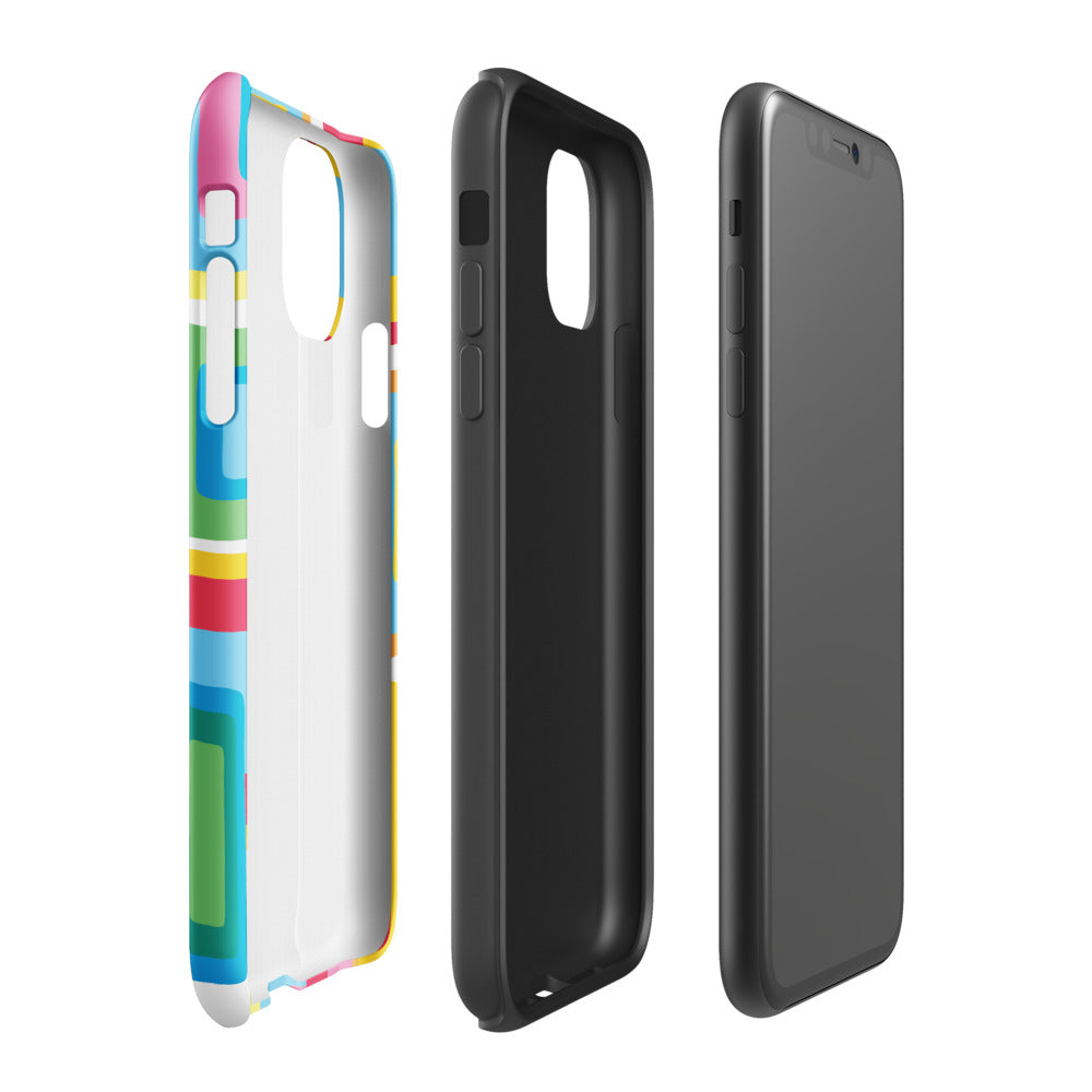 Hop on Pop Abstract Pattern iPhone Case
