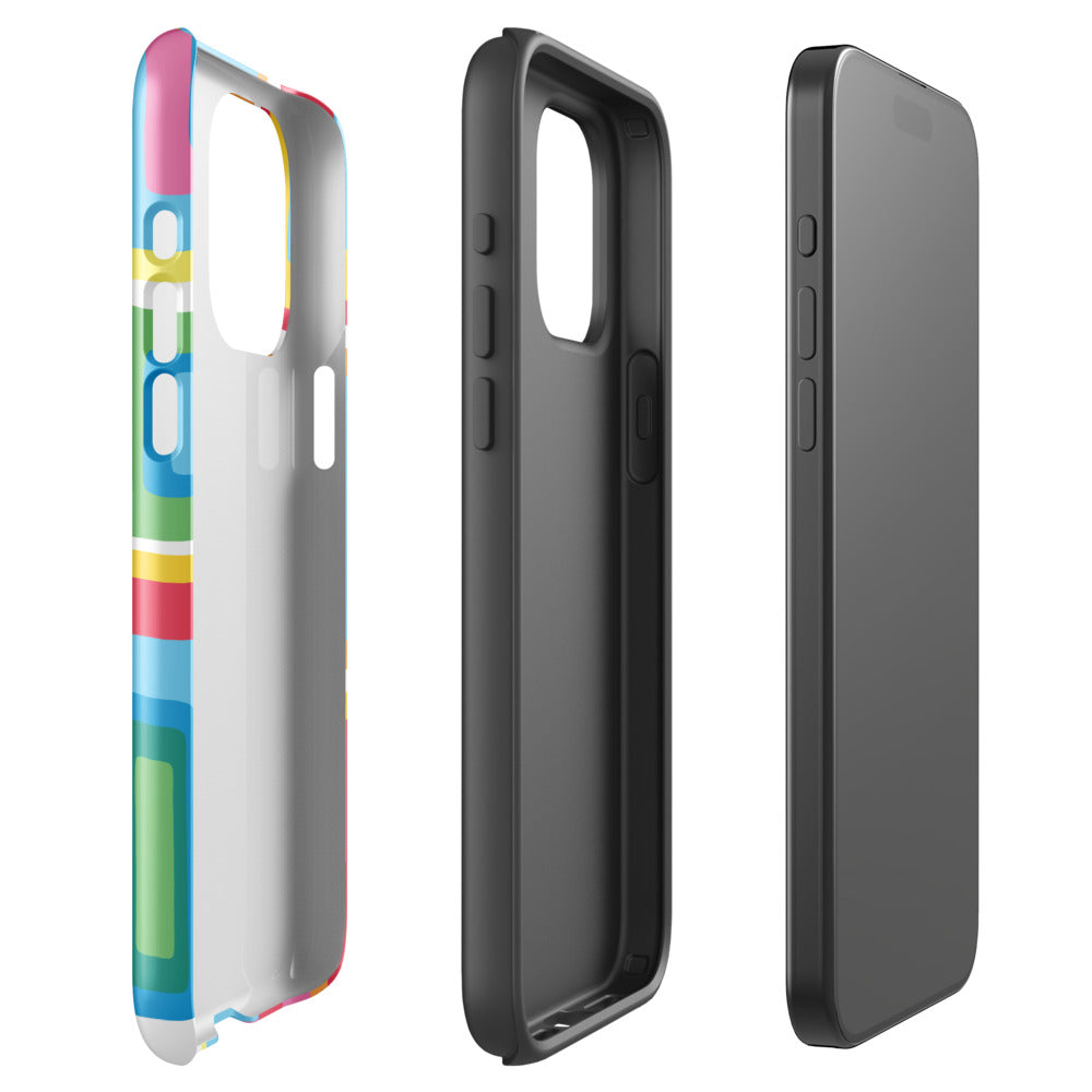 Hop on Pop Abstract Pattern iPhone Case