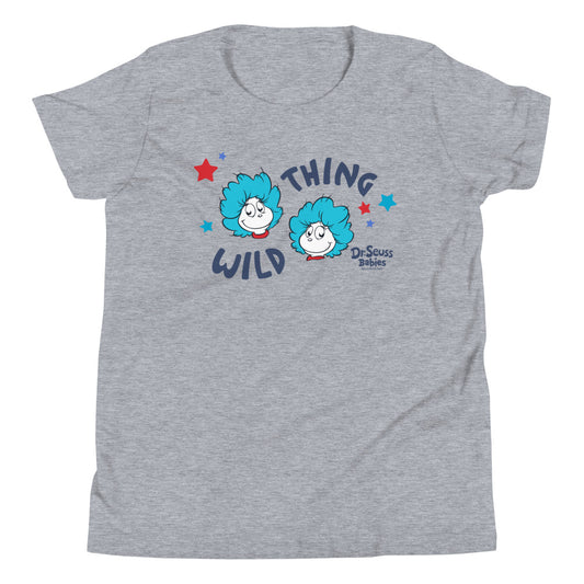 Dr. Seuss Babies Cat in The Hat Wild Thing Kids T-Shirt Athletic Heather