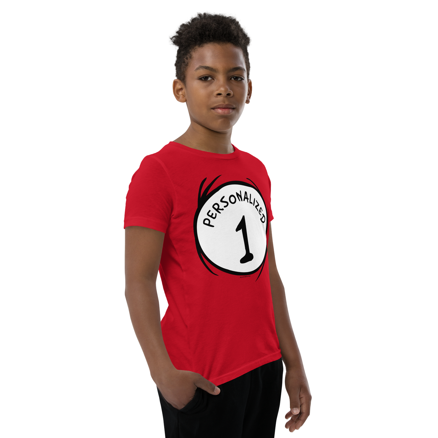 The Cat in the Hat Personalized Thing 1 Kids T-Shirt