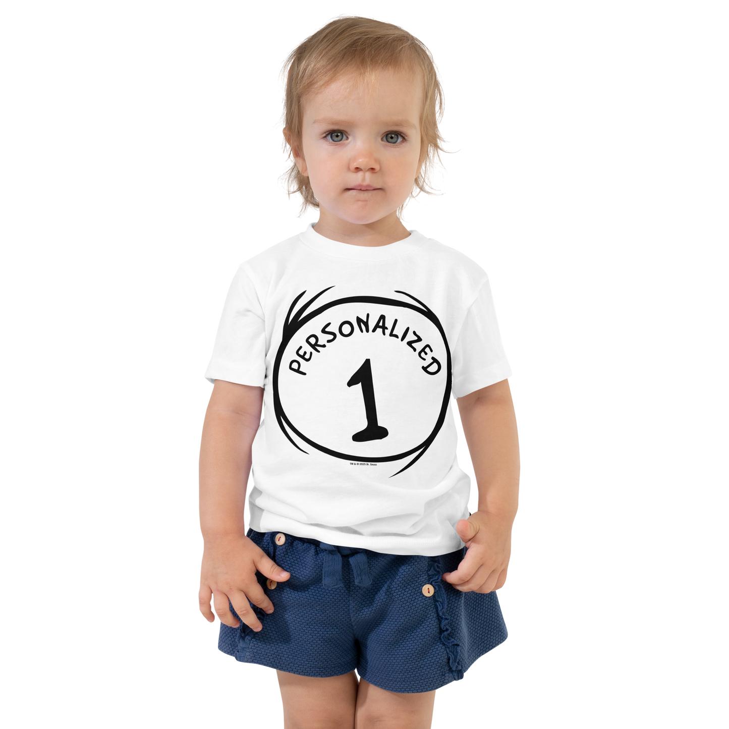 The Cat in the Hat Personalized Thing 1 Toddler T-Shirt