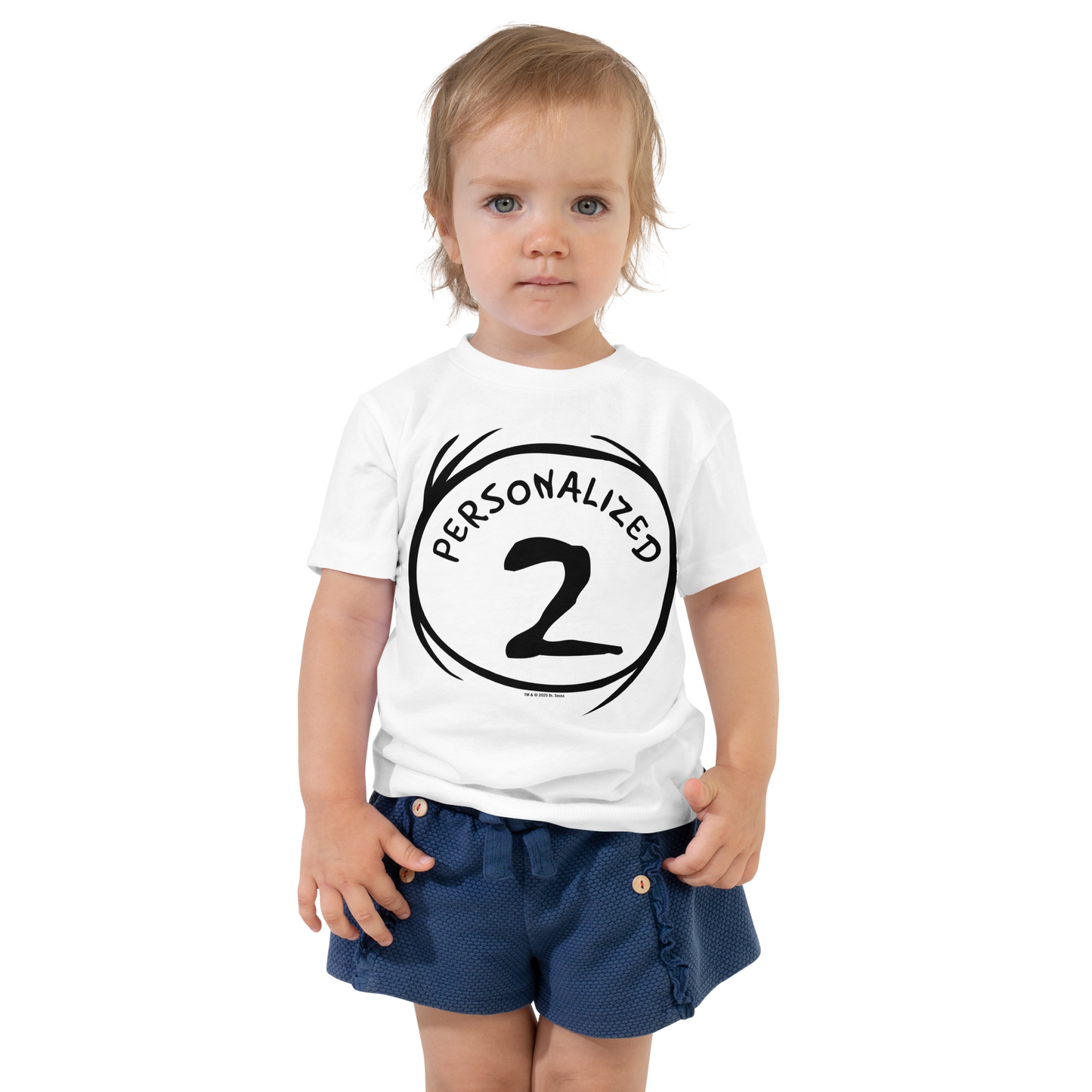 The Cat in the Hat Personalized Thing 2 Toddler T-Shirt