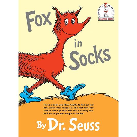 Fox in Socks : 50th Anniversay Edition Hardcover Book