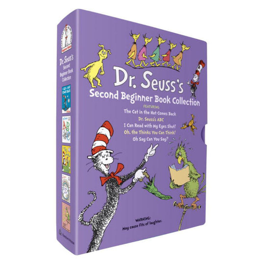 Dr. Seuss's Second Beginner Book Boxed Set Collection : The Cat in the Hat Comes Back; Dr. Seuss's ABC; I Can Read with My Eyes Shut!; Oh, the Thinks You Can Think!; Oh Say Can You Say?