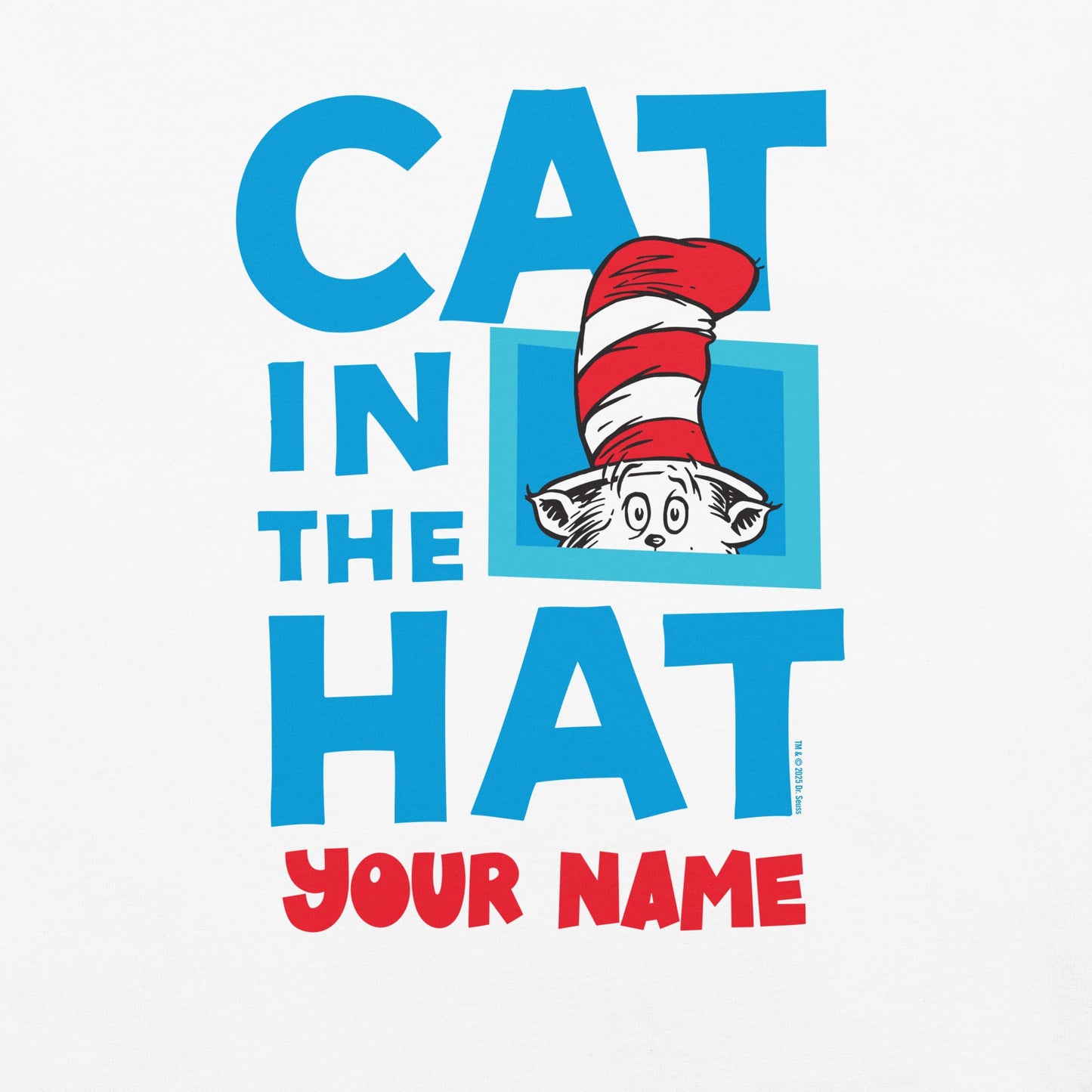 The Cat in the Hat Personalized Comfort Colors T-Shirt