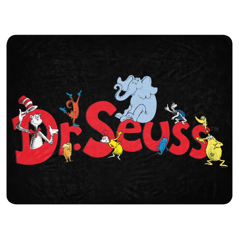 Dr. Seuss Family Sherpa Blanket