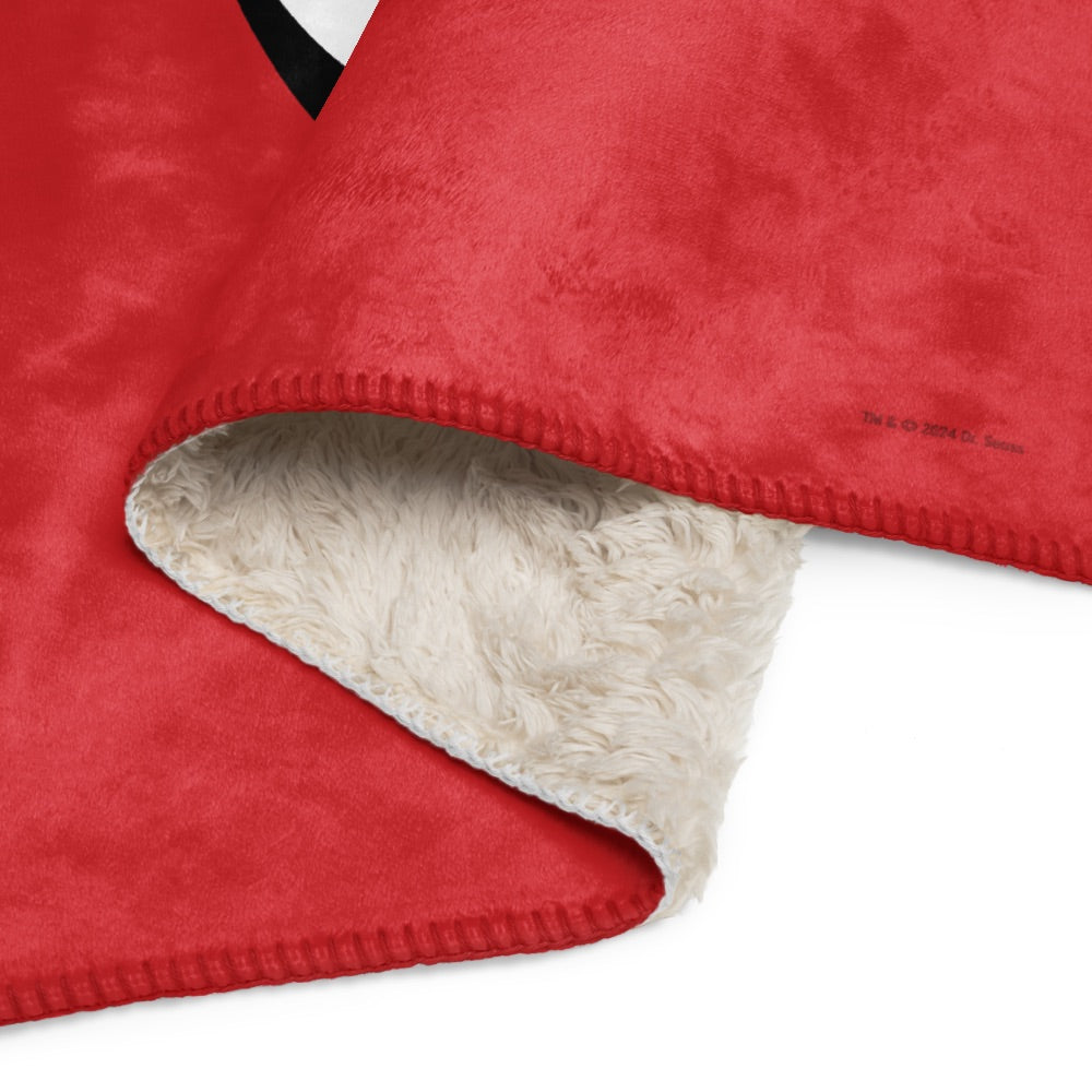 The Cat in the Hat Mother of All Things Sherpa Blanket