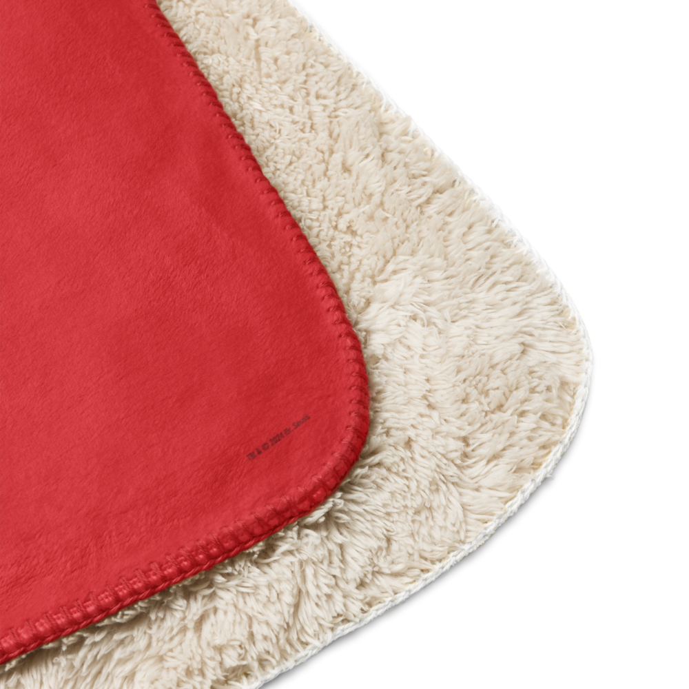 The Cat in the Hat Mother of All Things Sherpa Blanket