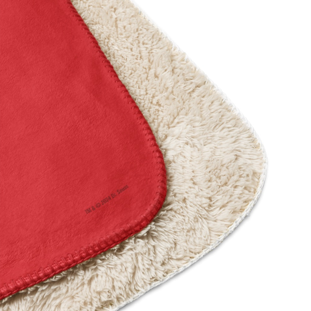 The Cat in the Hat Thing One Sherpa Blanket