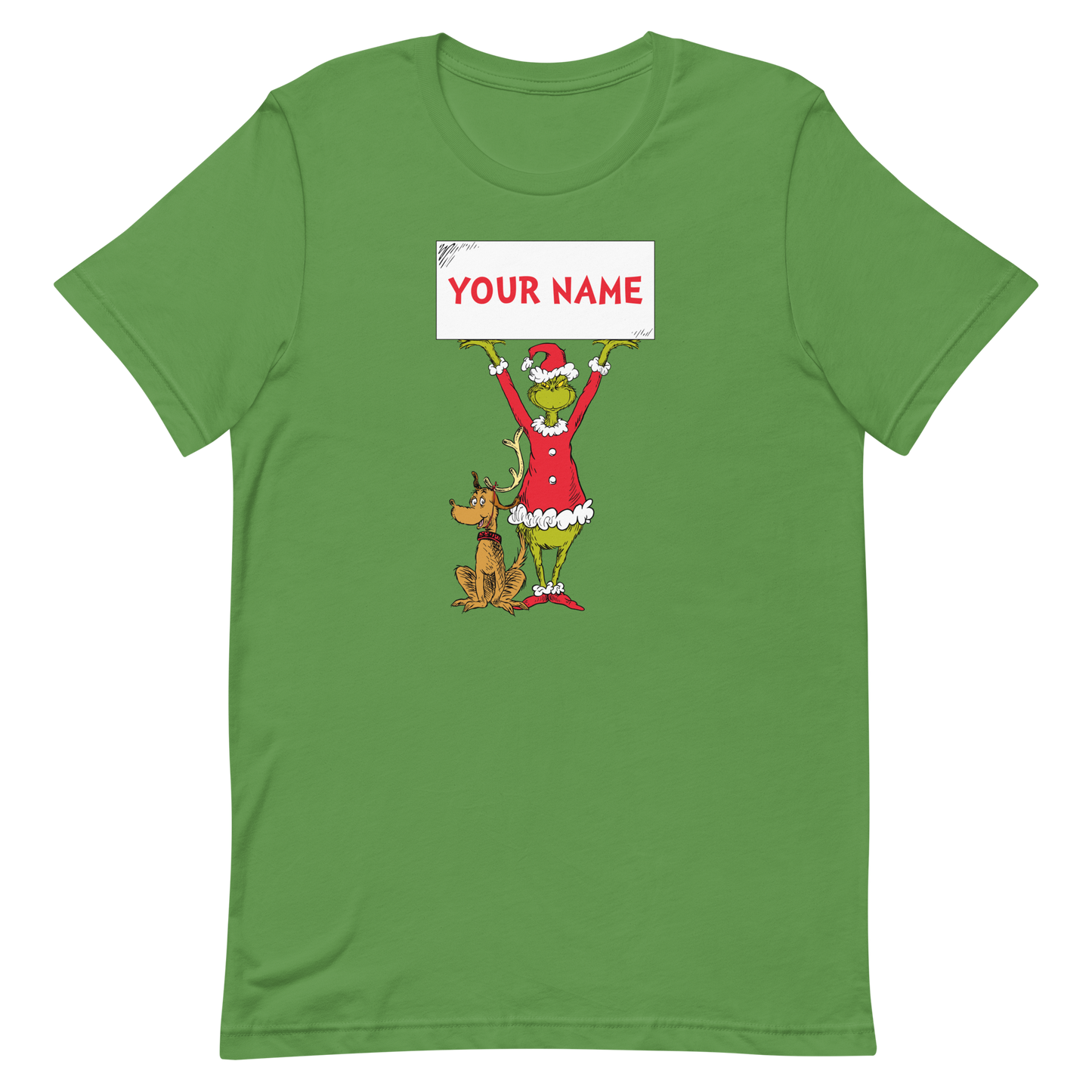The Grinch Personalized T-Shirt Max and Grinch