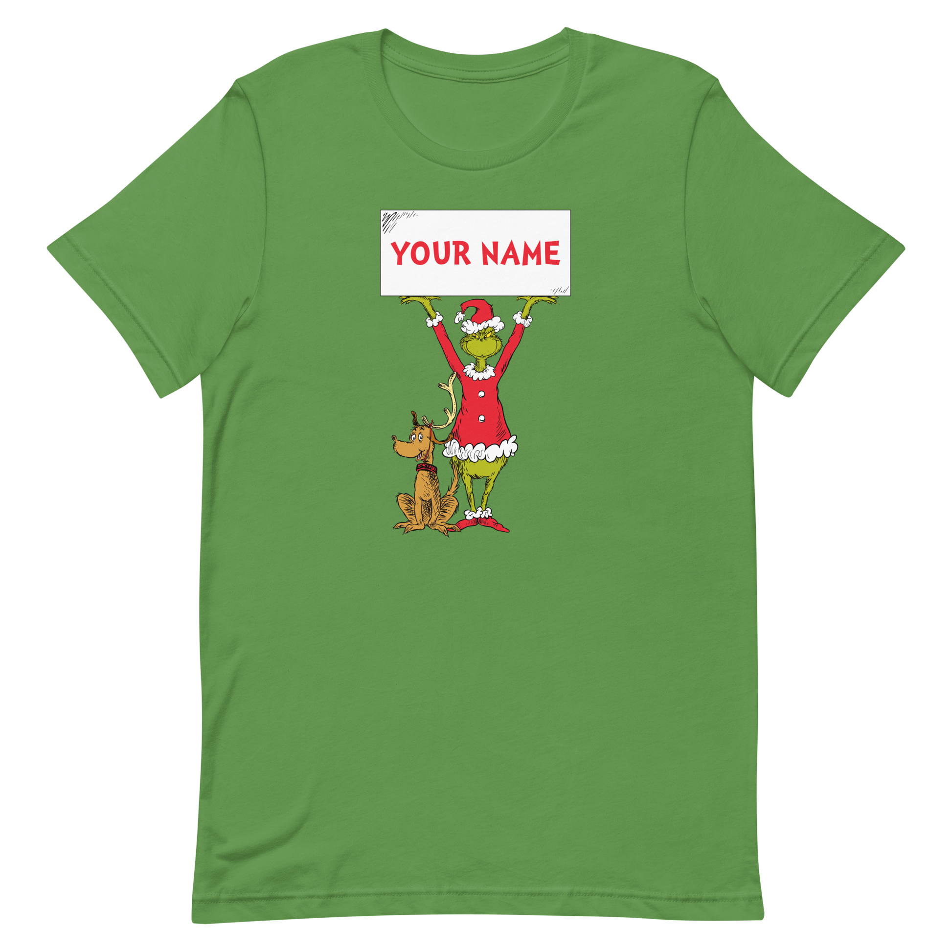 The Grinch Personalized T-Shirt Max and Grinch