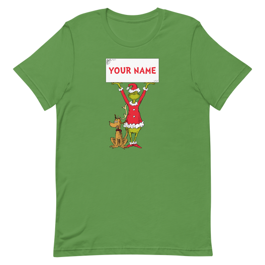 The Grinch Personalized T-Shirt Max and Grinch