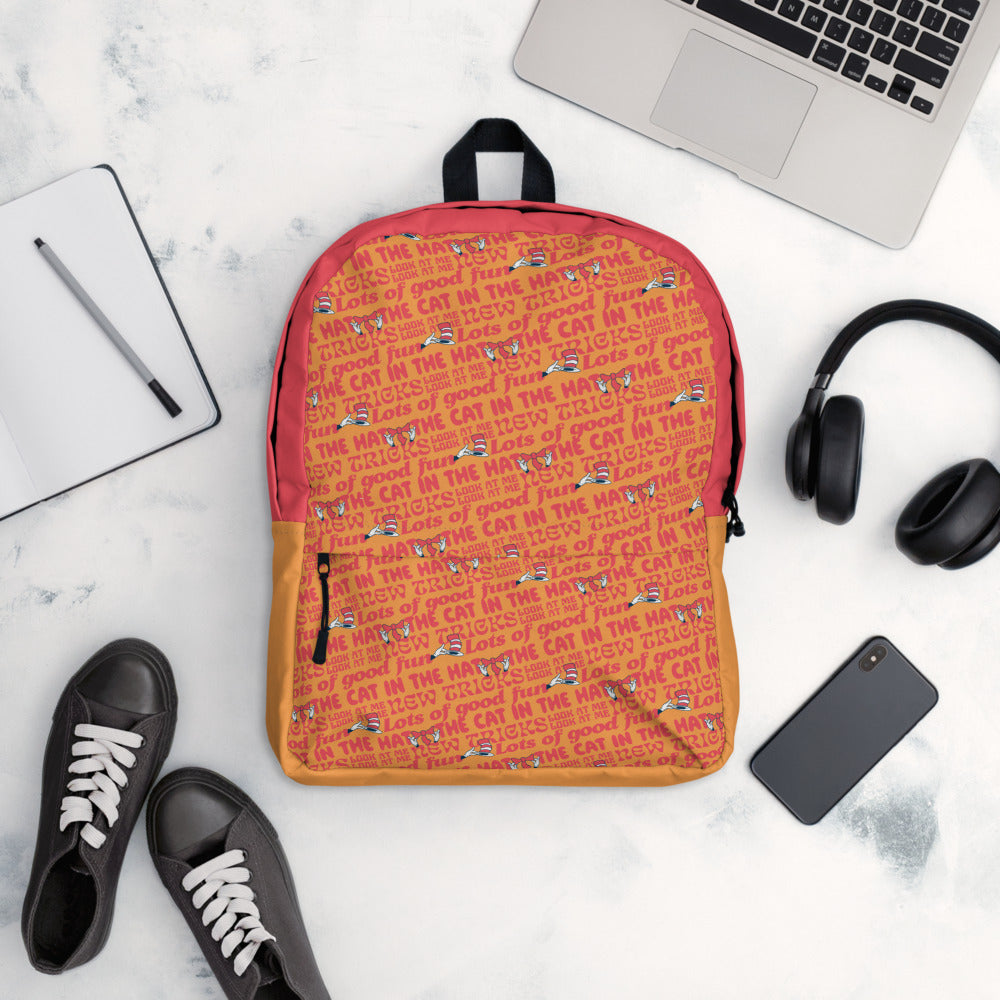 The Cat in the Hat New Tricks Pattern Backpack