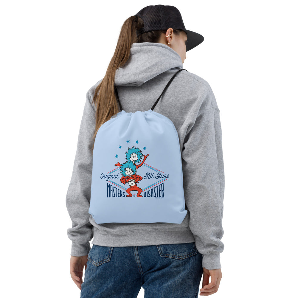 The Cat in the Hat Master Of Disaster Drawstring Bag