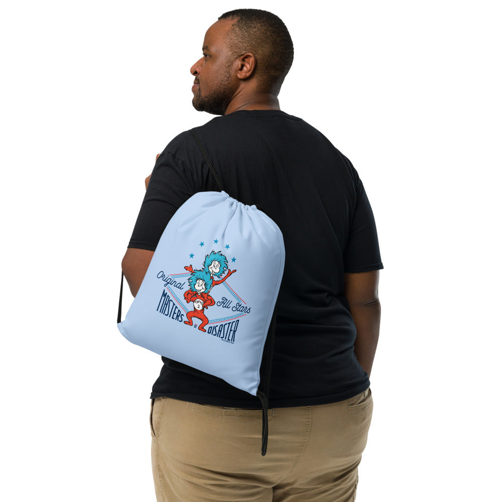 The Cat in the Hat Master Of Disaster Drawstring Bag