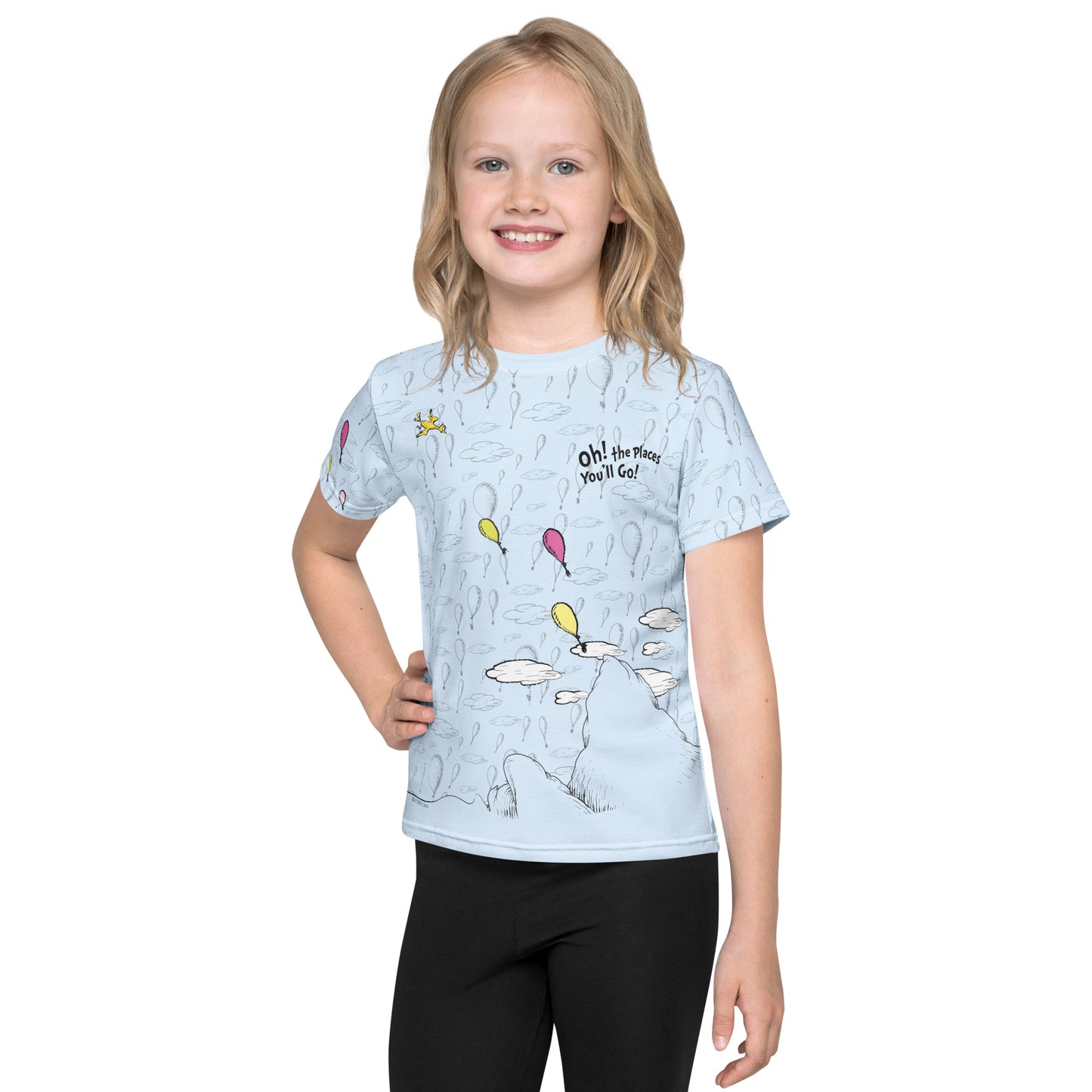 Oh the Places You’ll Go! Kids T-Shirt “Kid, You'll Move Mountains!”