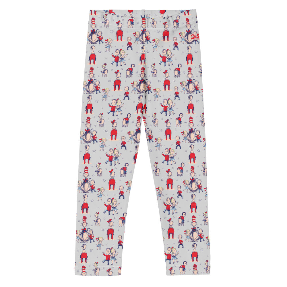 The Cat in the Hat It's Fun To Have Fun Kids Leggings White