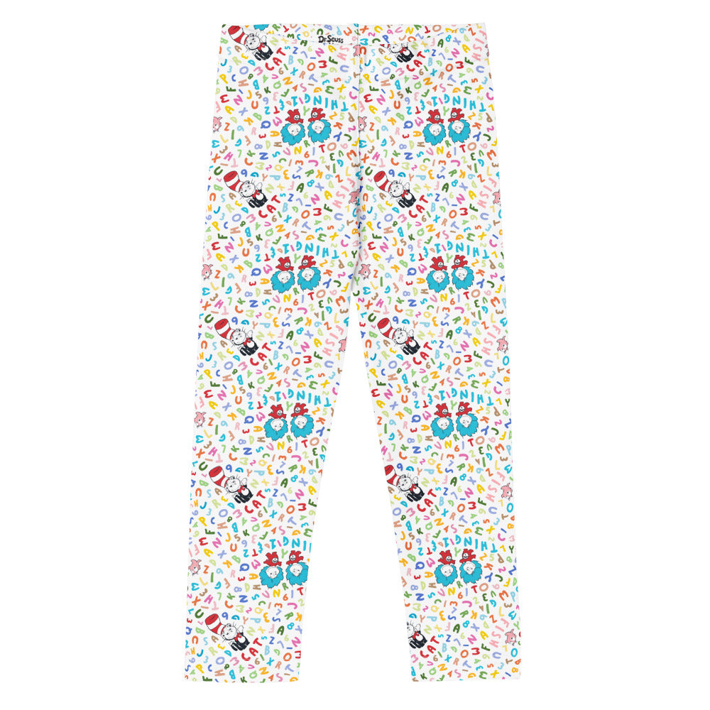Dr. Seuss Babies Cat in The Hat Kids Leggings White
