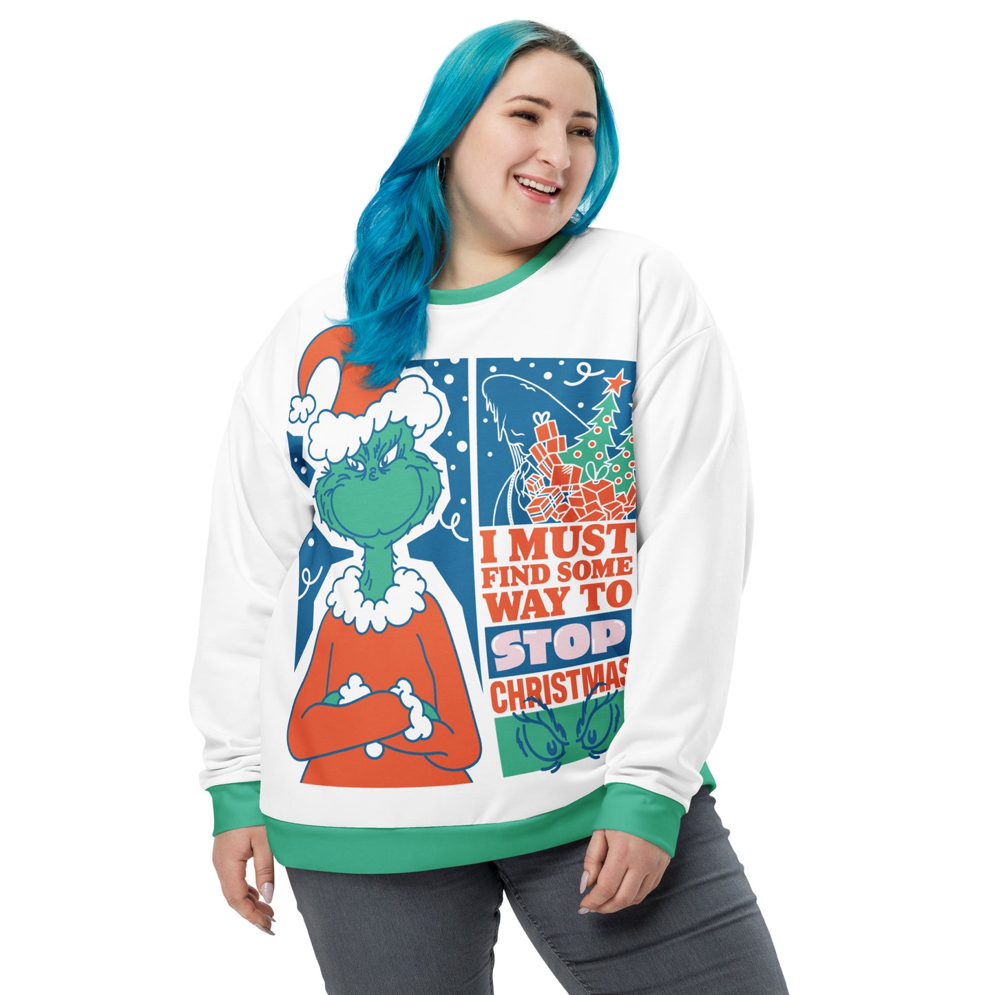 The Grinch I Must Find A Way To Stop Christmas Sweatshirt