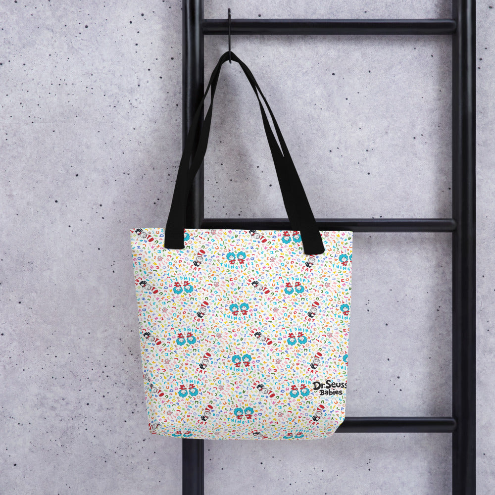The Cat in The Hat Baby Character Pattern Tote Bag