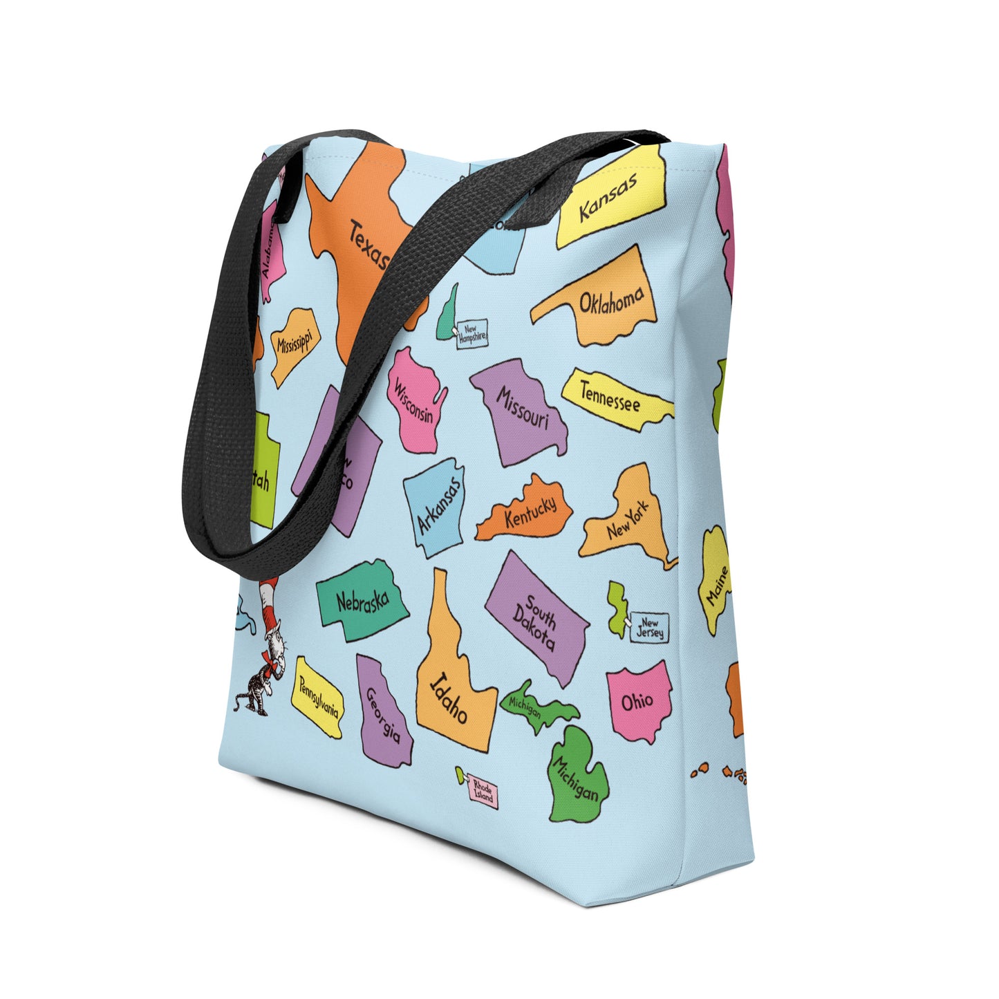 The Cat in The Hat Tote Bag Sing the 50 States
