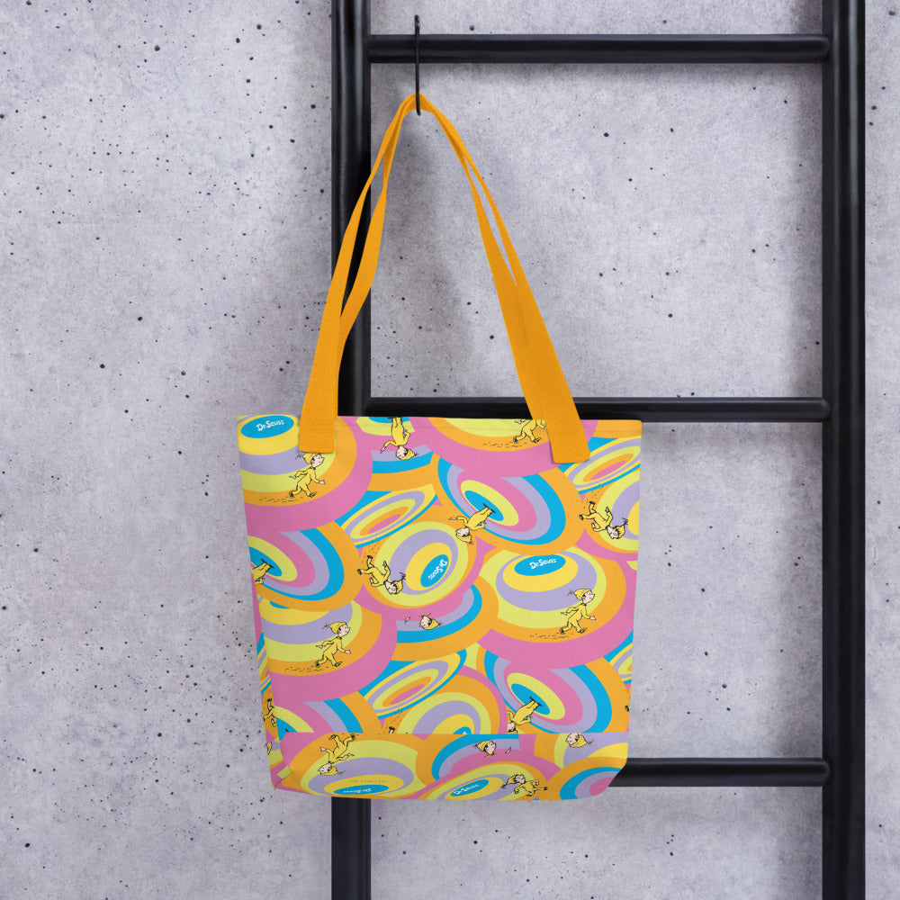 Oh the Places You'll Go Circle Pattern Tote Bag