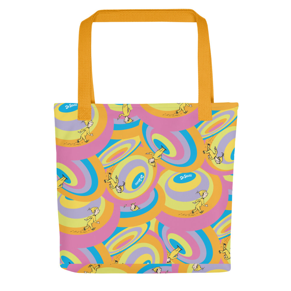 Oh the Places You'll Go Circle Pattern Tote Bag