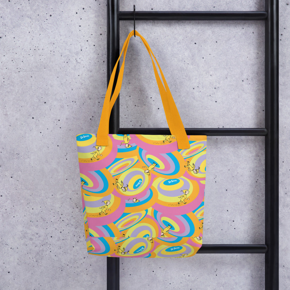 Oh the Places You'll Go Circle Pattern Tote Bag