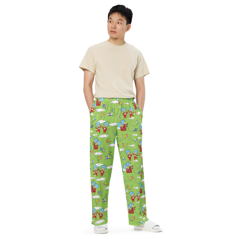 The Cat in the Hat Spring Things Kite Pattern Lounge Pants