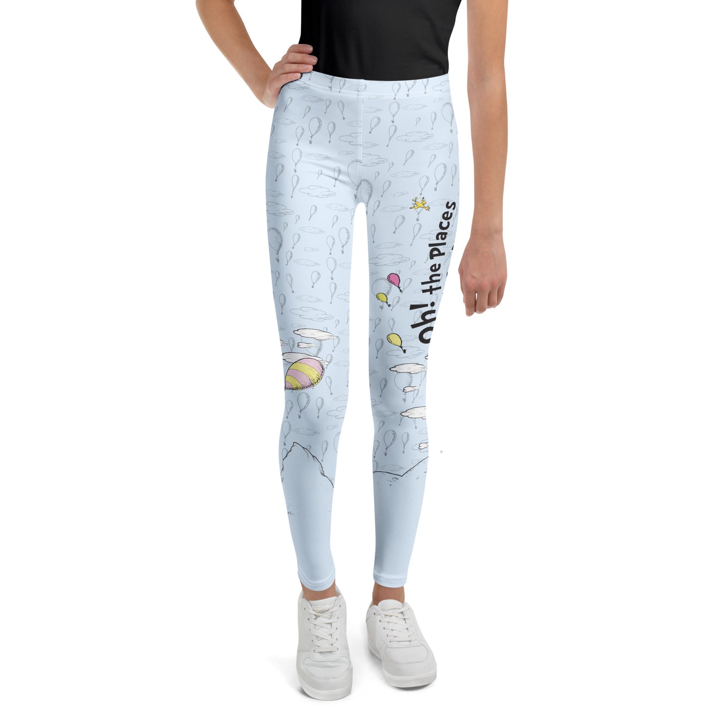 Oh, the Places You'll Go! Kids Leggings Sky