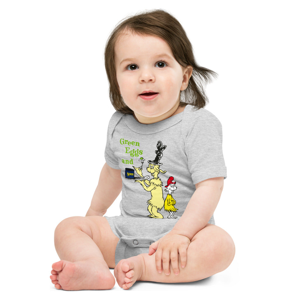 Green Eggs and Spam Baby Bodysuit