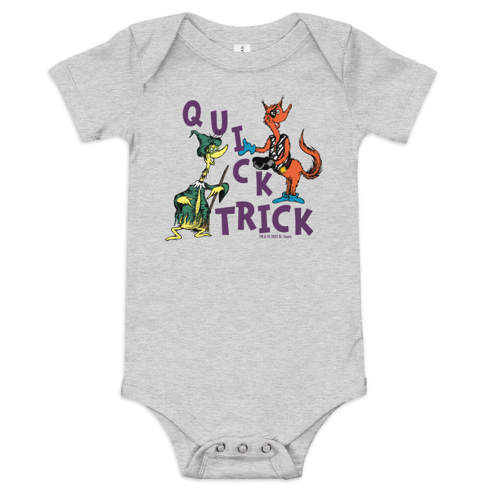 The Sneetches Quick Trick Baby Bodysuit Grey
