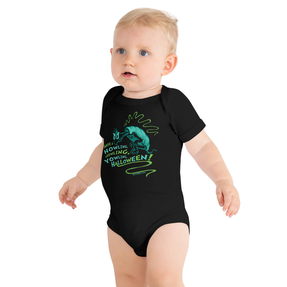 Dr. Seuss Howling Halloween Baby Bodysuit