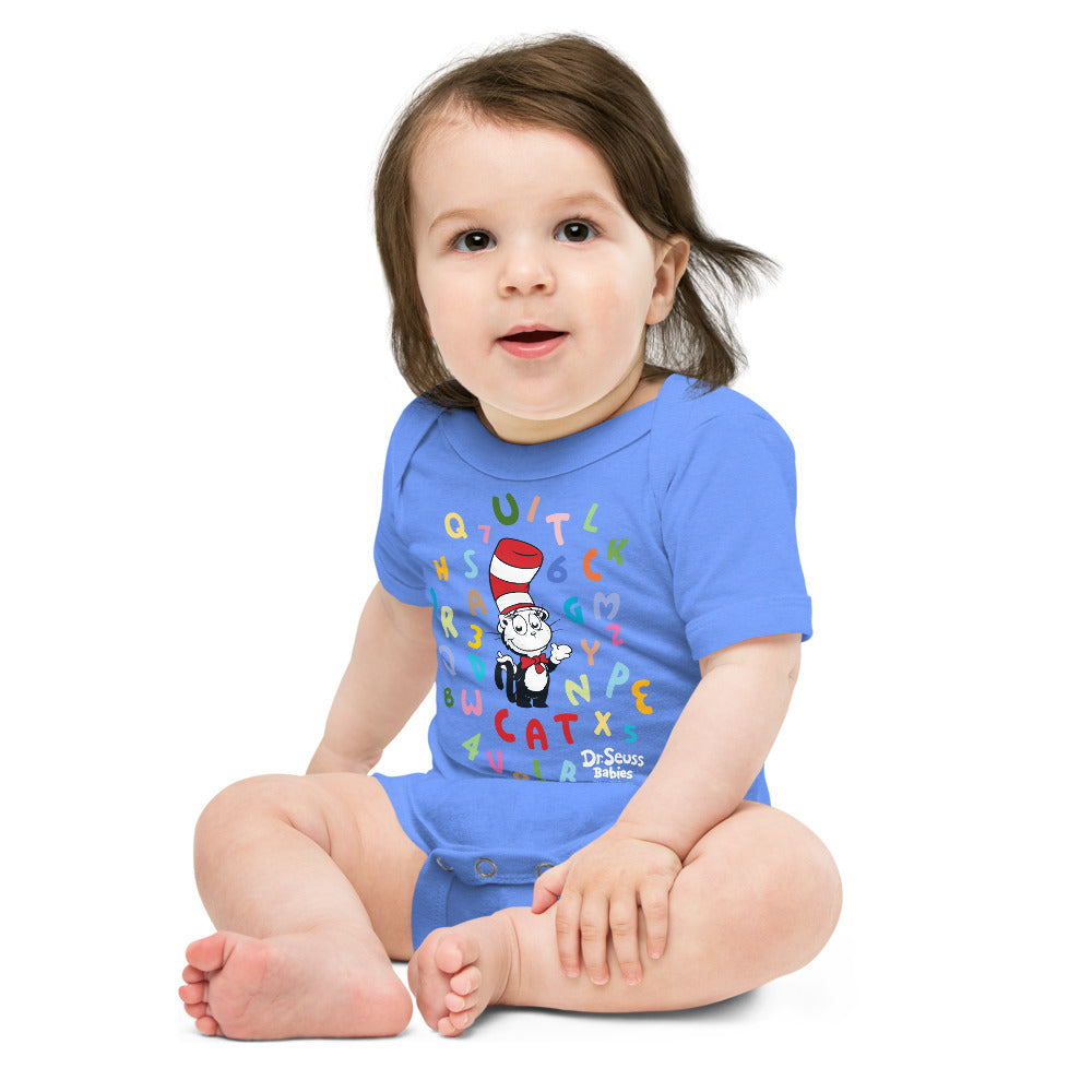 The Cat in The Hat ABC Baby Bodysuit