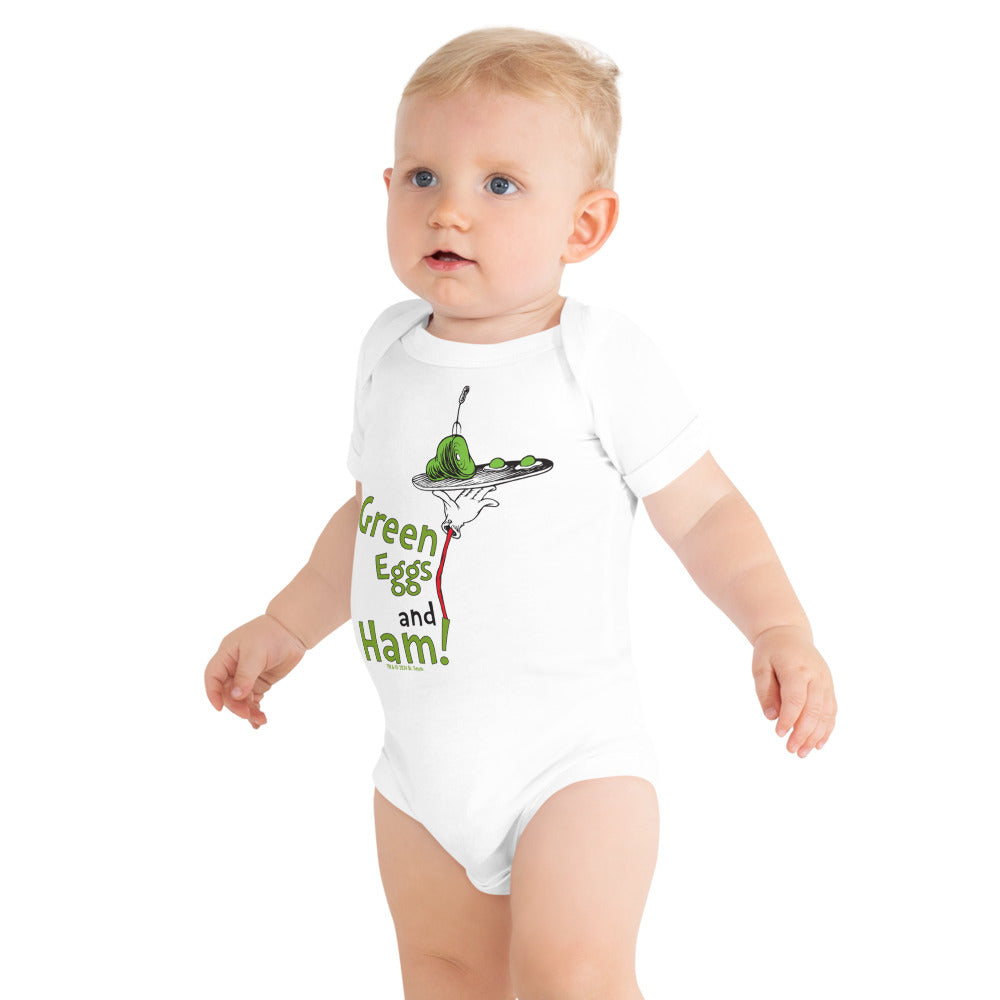 Green Eggs and Ham Baby Bodysuit